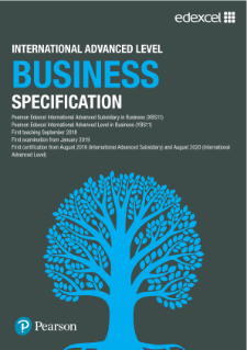 International A Level Business Specification